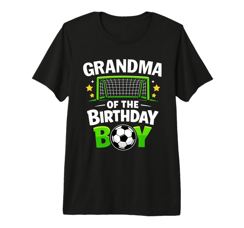 Grandma Birthday Soccer Ball Tri T-Shirt - Custom Art Print for Adults