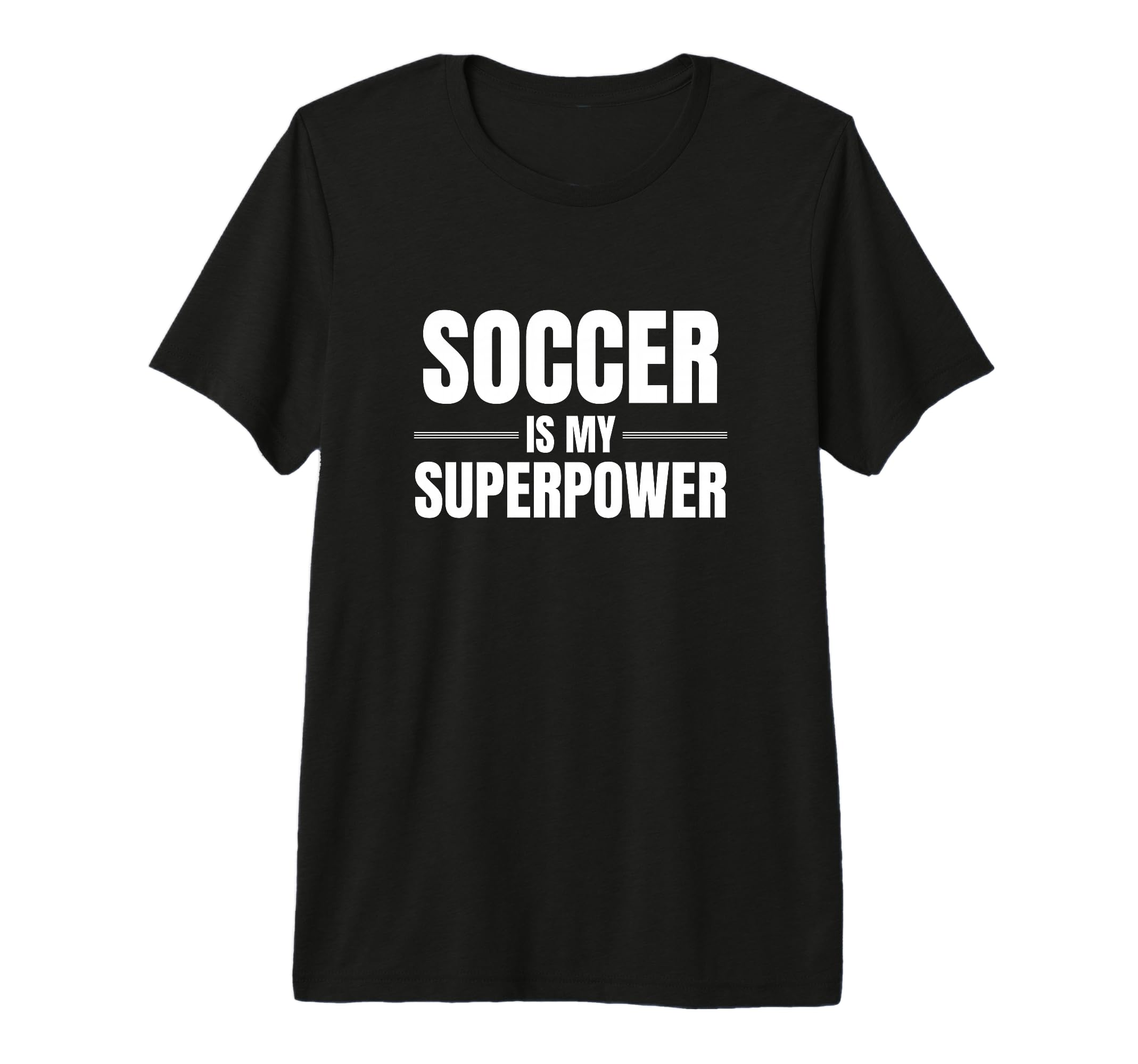 Soccer Is My Superpower Pastime T-Shirt - Streetwear Style for Adults