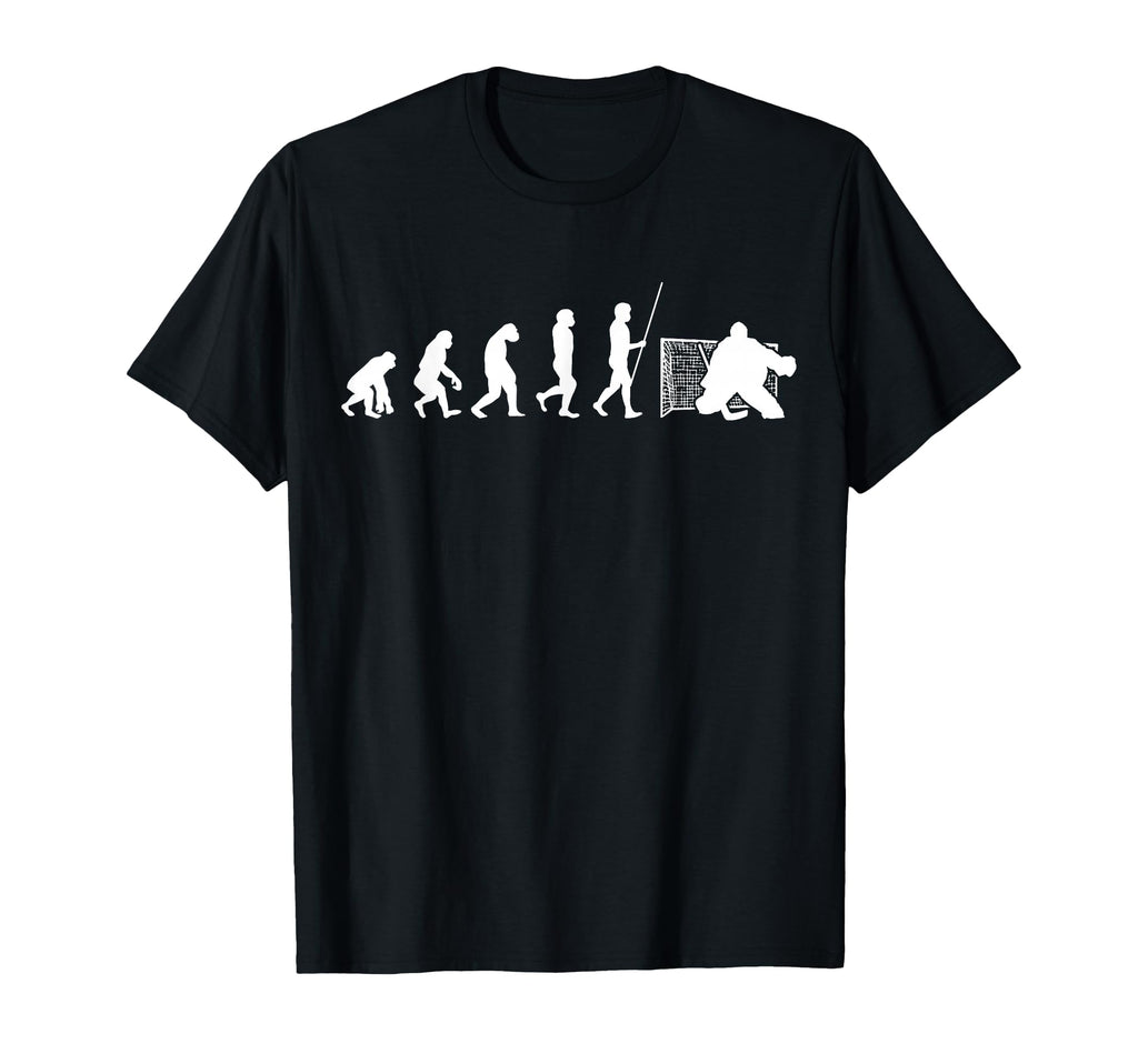 Ice Hockey Goalie Goal Keeper T-Shirt - Minimalist Print Men Women