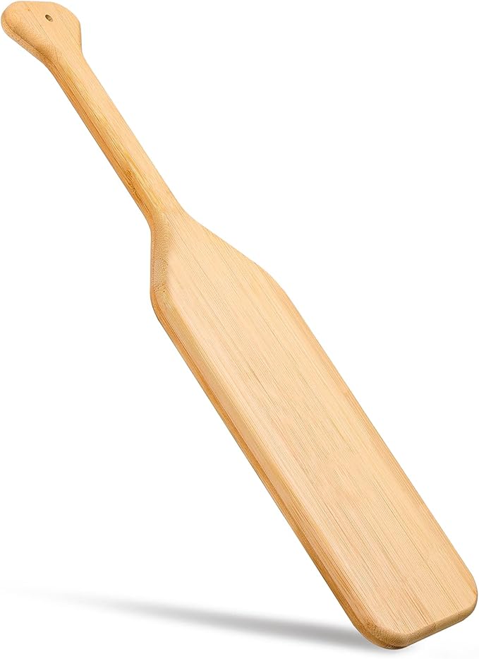 Pllieay 15 Inch Unfinished Bamboo Sorority Fraternity Greek Paddle for DIY Home Decoration