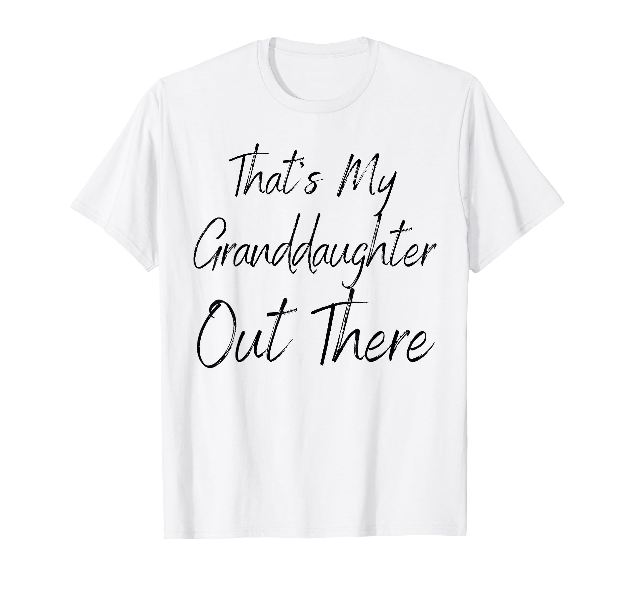 Thats My Grandson Out There Soccer T-Shirt - Novelty Apparel for Adults