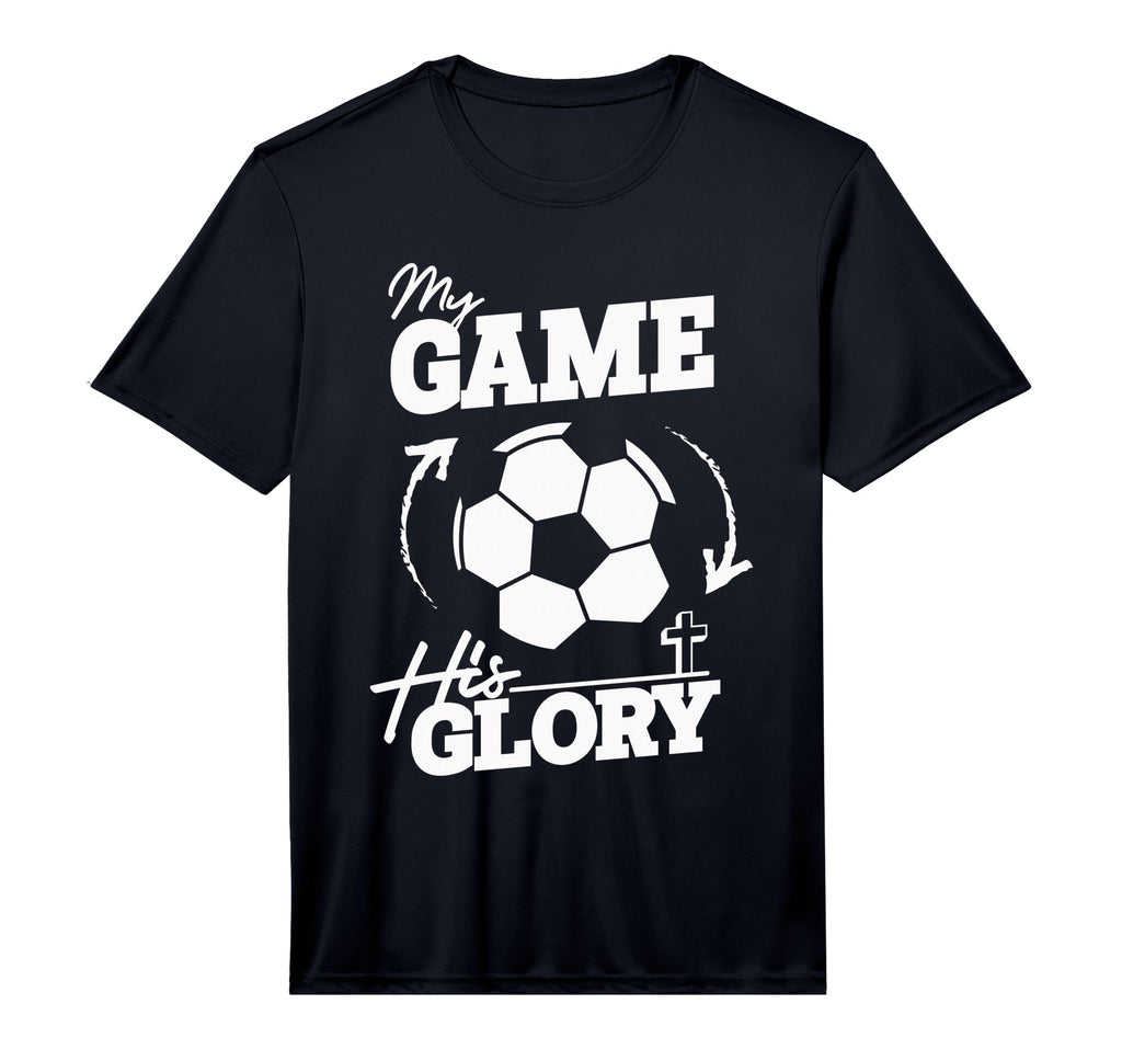 My Game His Glory Teen Christian T-Shirt - Novelty Apparel Men Women