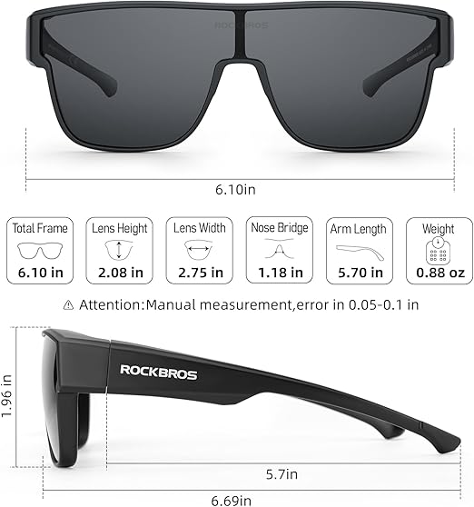 Polarized Fit Over Sunglasses (UV400)