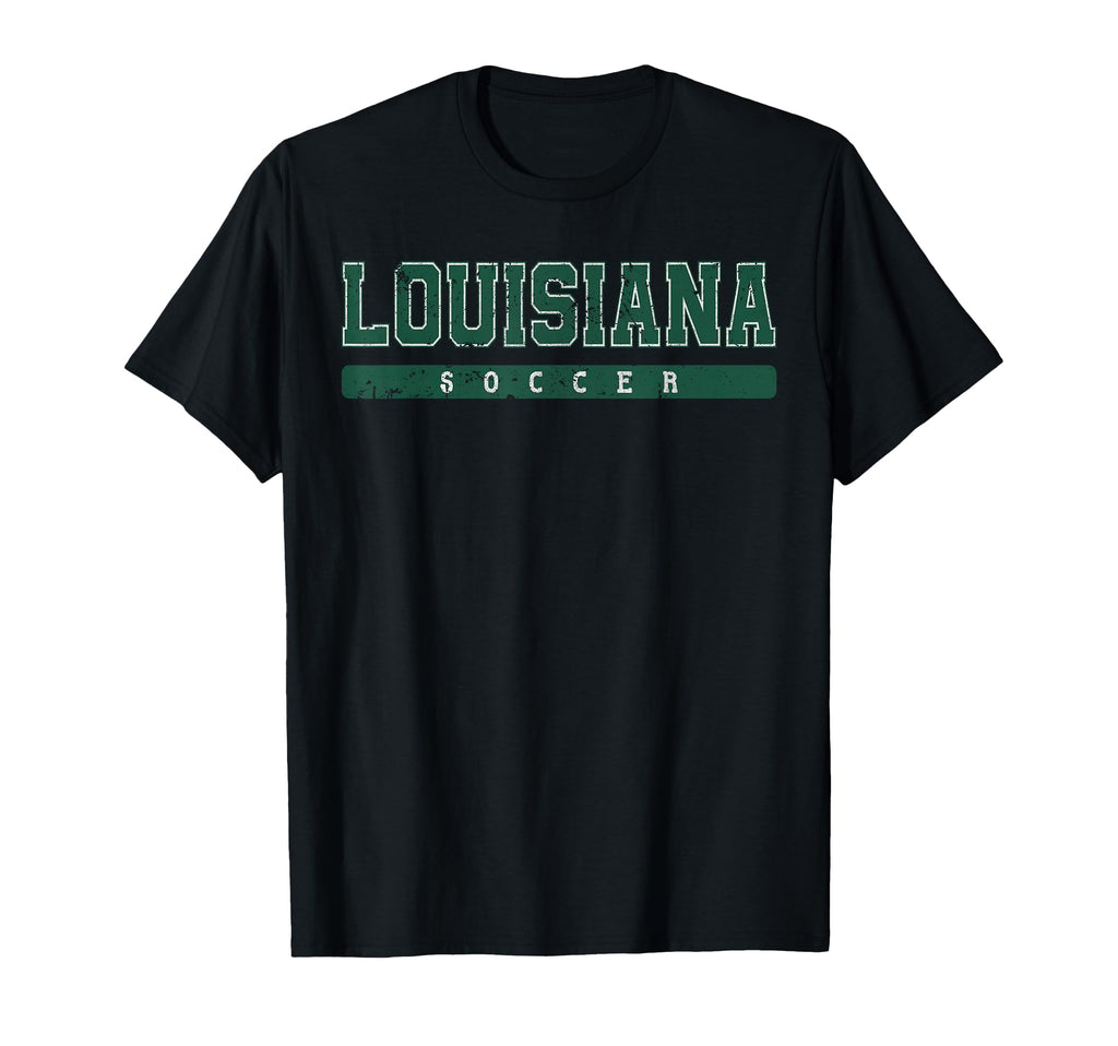 Louisiana Soccer Tees Tanks Tops Hoodie - Graphic Print for Adults