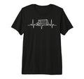 Soccer Heartbeat Football Lovers Ball T-Shirt - Trendy Graphic for Adults