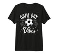 Game Day Vibes Soccer Game Day Soccer T-Shirt - Minimalist Print Unisex