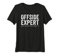 Womens Soccer Joke Offside Expert T-Shirt - Novelty Apparel for Adults