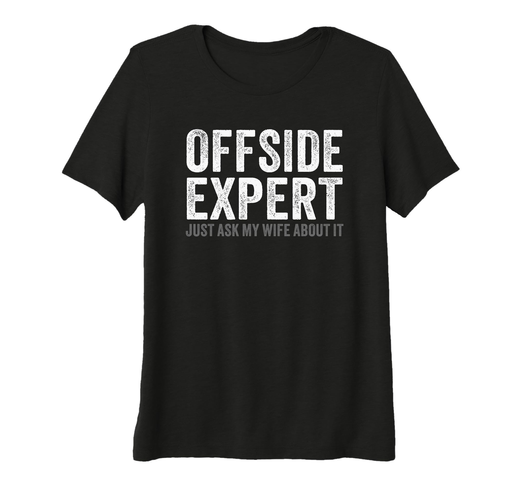 Womens Soccer Joke Offside Expert T-Shirt - Novelty Apparel for Adults