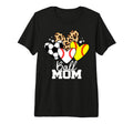 Ball Mom Funny Baseball Softball Soccer T-Shirt - Custom Art Print Unisex