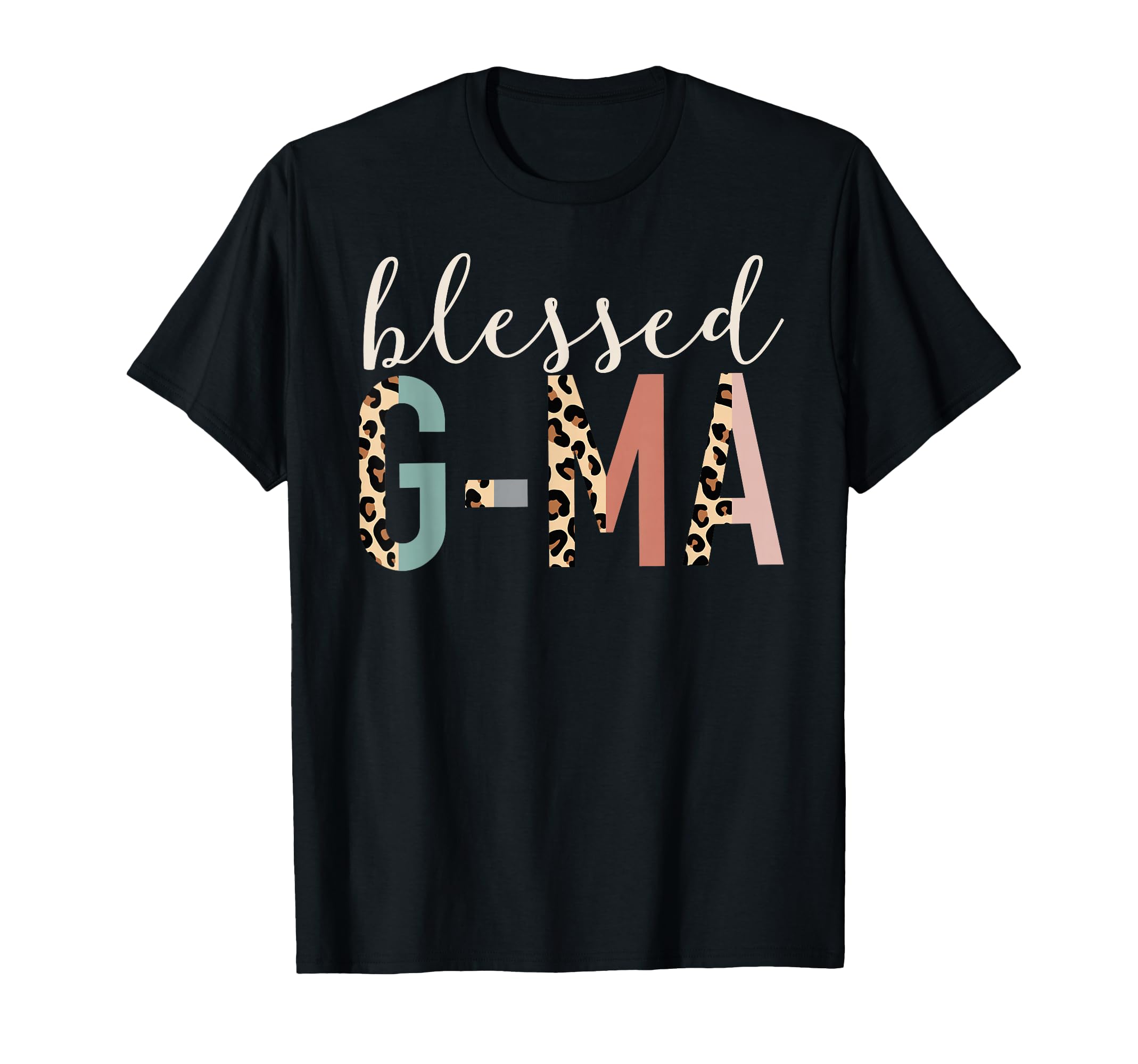 Blessed G Ma Grandma Leopard T-Shirt - Streetwear Style Men Women