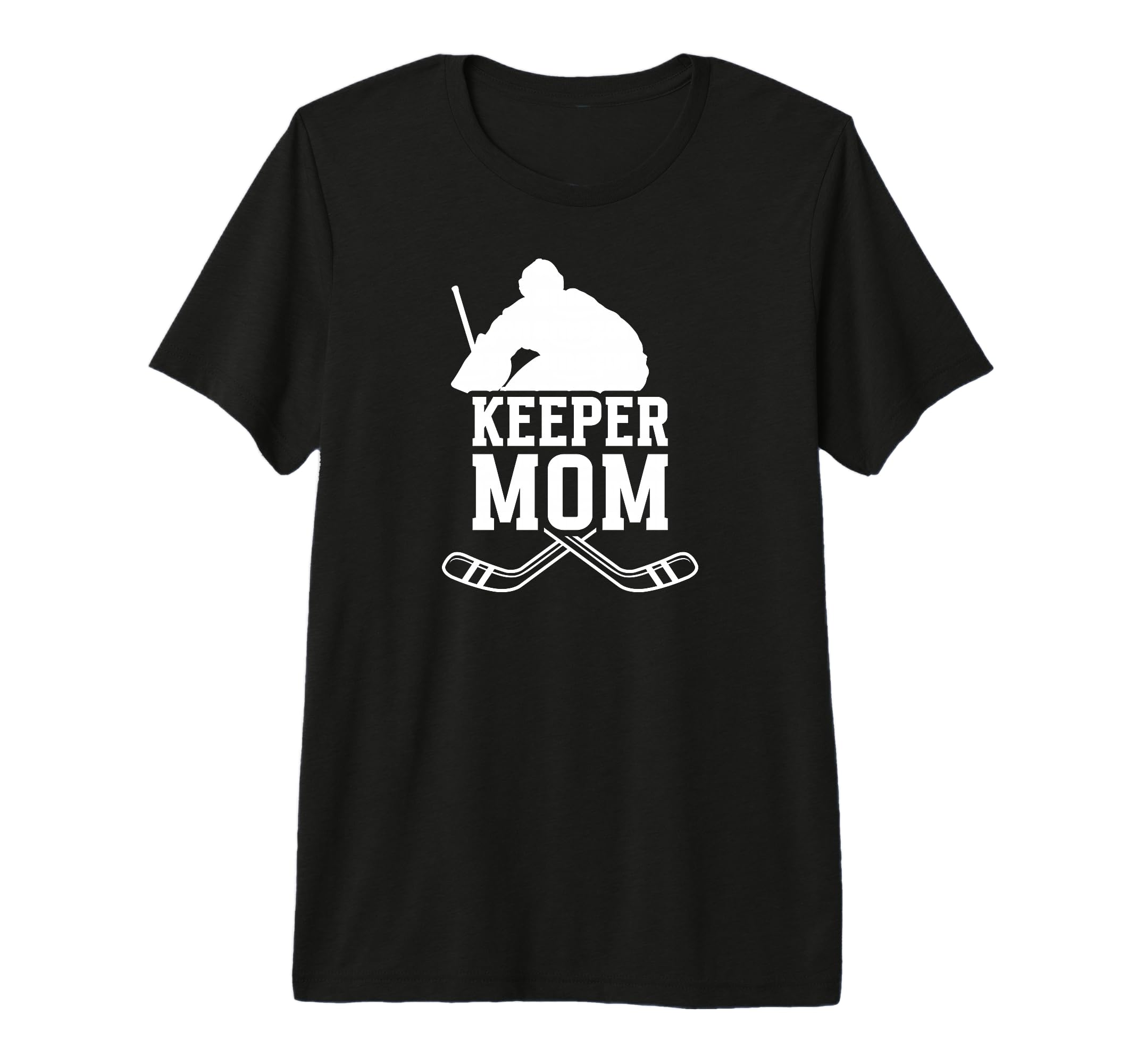 Ice Hockey Keeper Mom Ice Hockey T-Shirt - Fun Novelty Design Men Women
