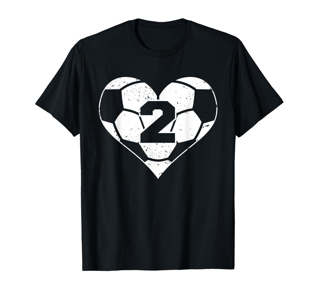 Soccer Number 2 Jersey Funny Soccer T-Shirt - Unique Graphic Men Women