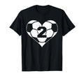 Soccer Number 2 Jersey Funny Soccer T-Shirt - Unique Graphic Men Women