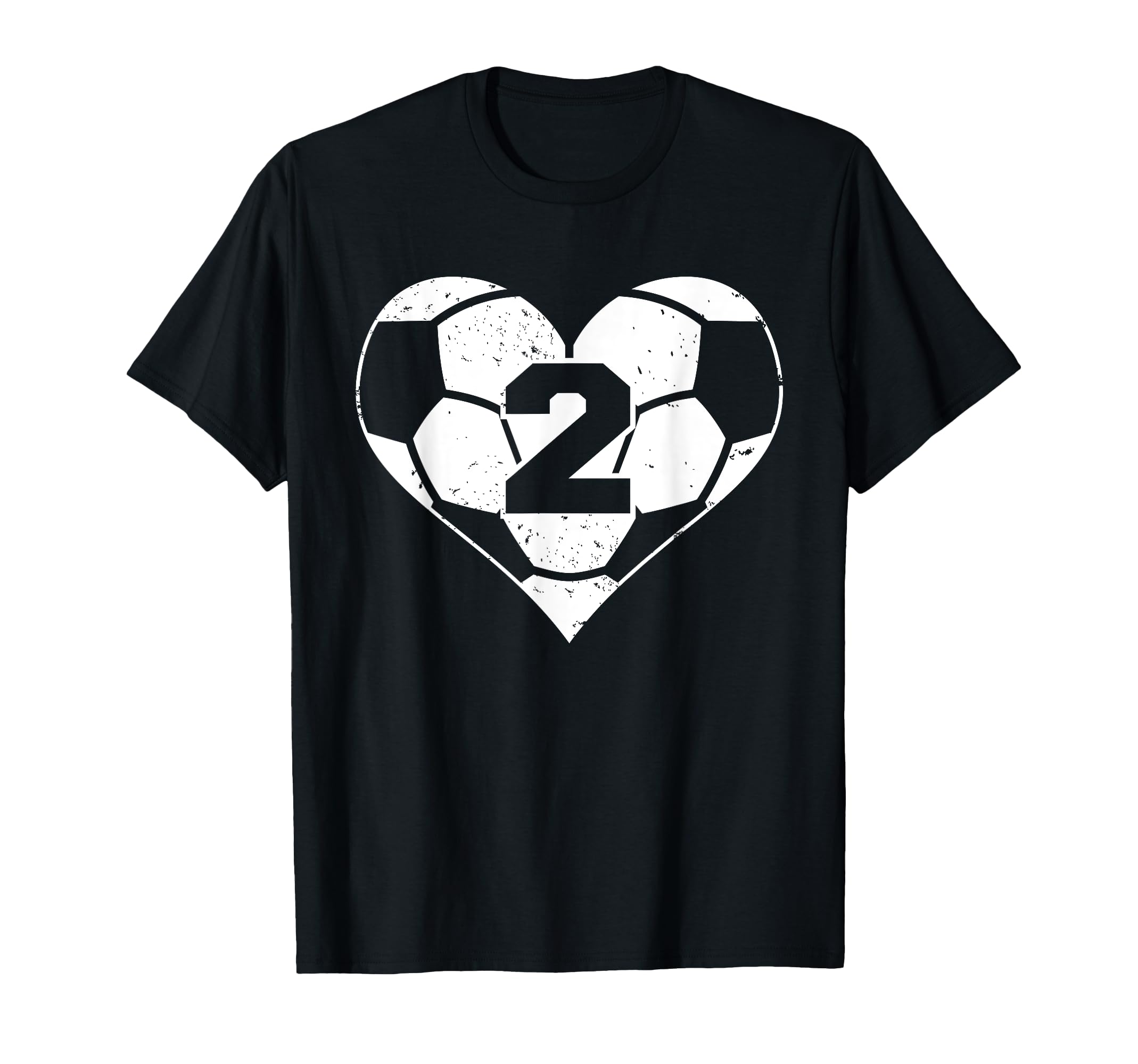 Soccer Number 2 Jersey Funny Soccer T-Shirt - Unique Graphic Men Women