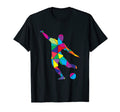 Low Poly Art Goalkeeper Geometric Polygon T-Shirt - Unique Graphic Unisex
