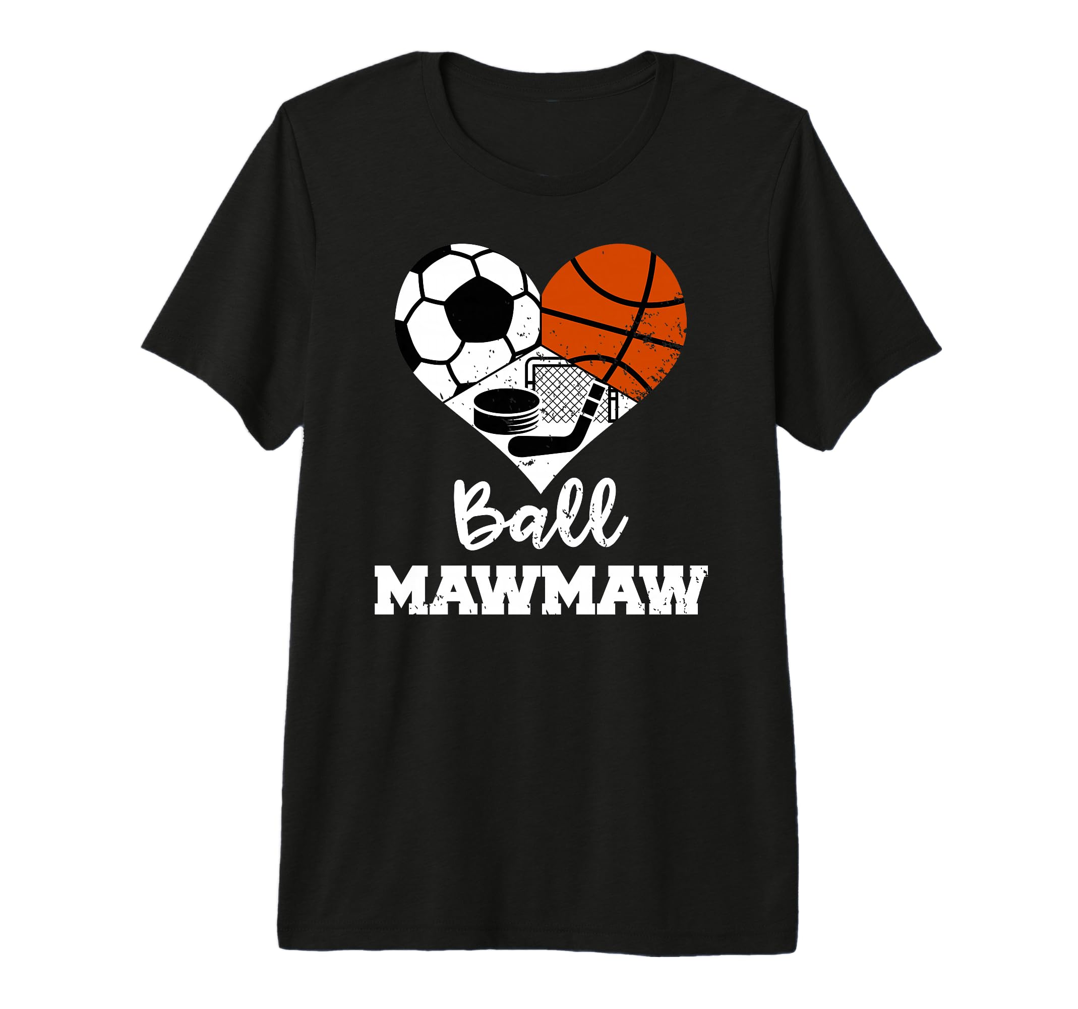 Ball Mawmaw Funny Soccer Basketball T-Shirt - Aesthetic Graphic for Adults
