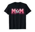Soccer Mom Coquette Bow Game Day Mama T-Shirt - Minimalist Print Unisex