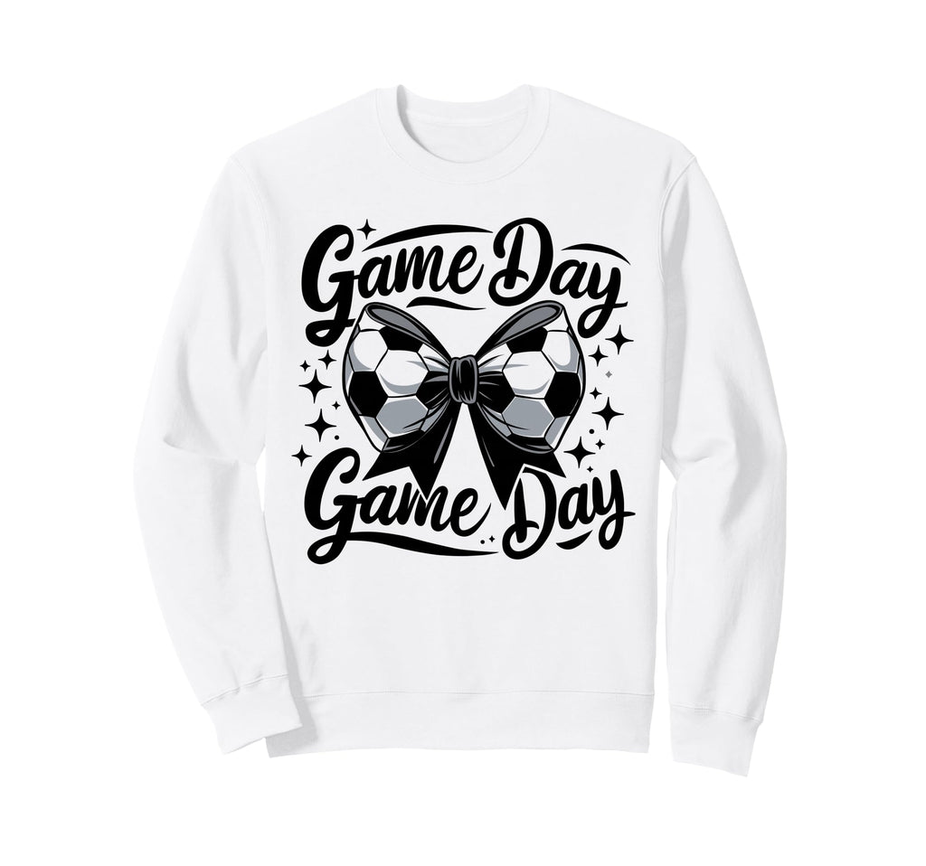 Game Day Soccer Coquette Preppy Sweatshirt - Streetwear Style Men Women
