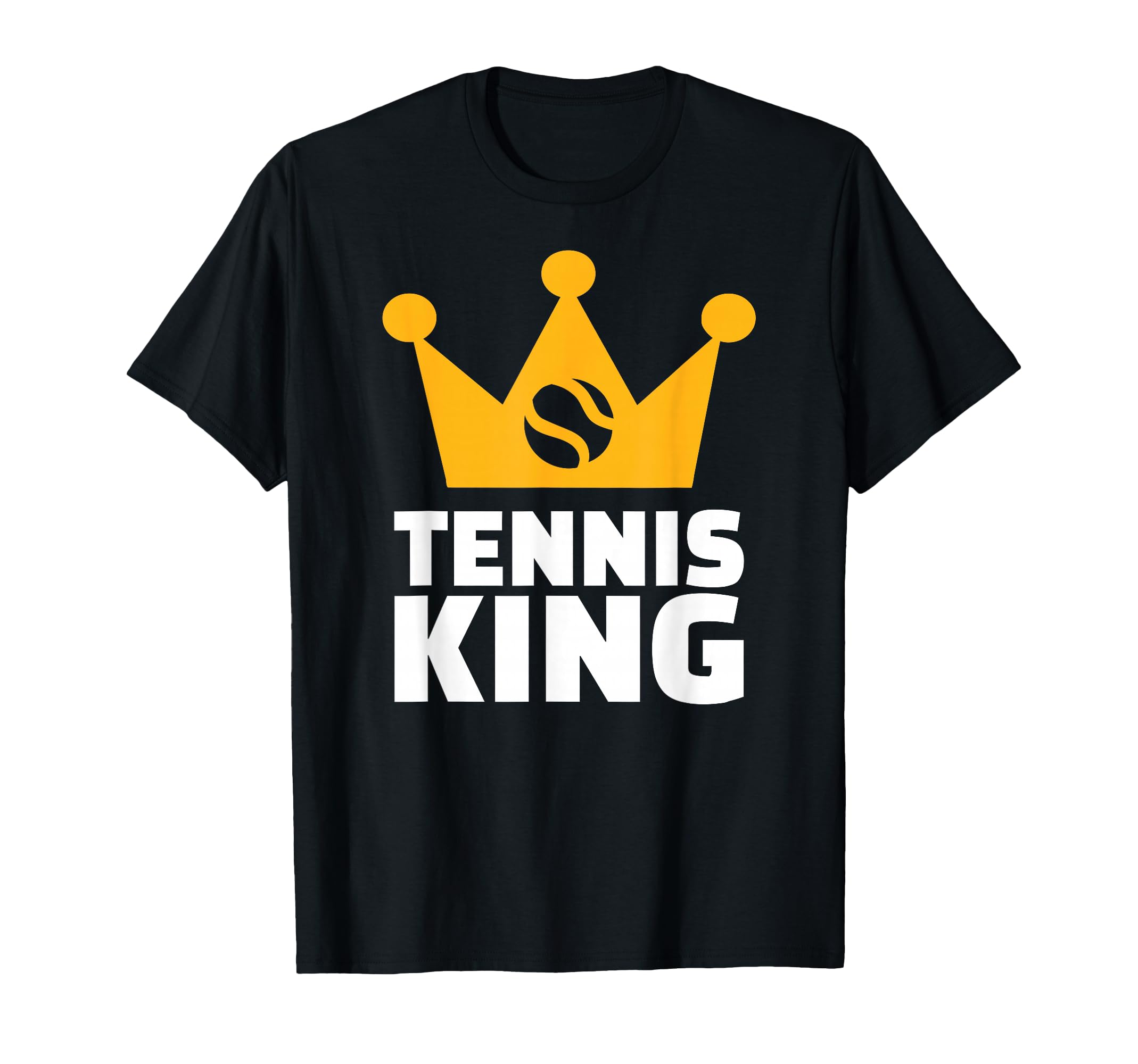 Tennis King T-Shirt - Novelty Apparel for Adults