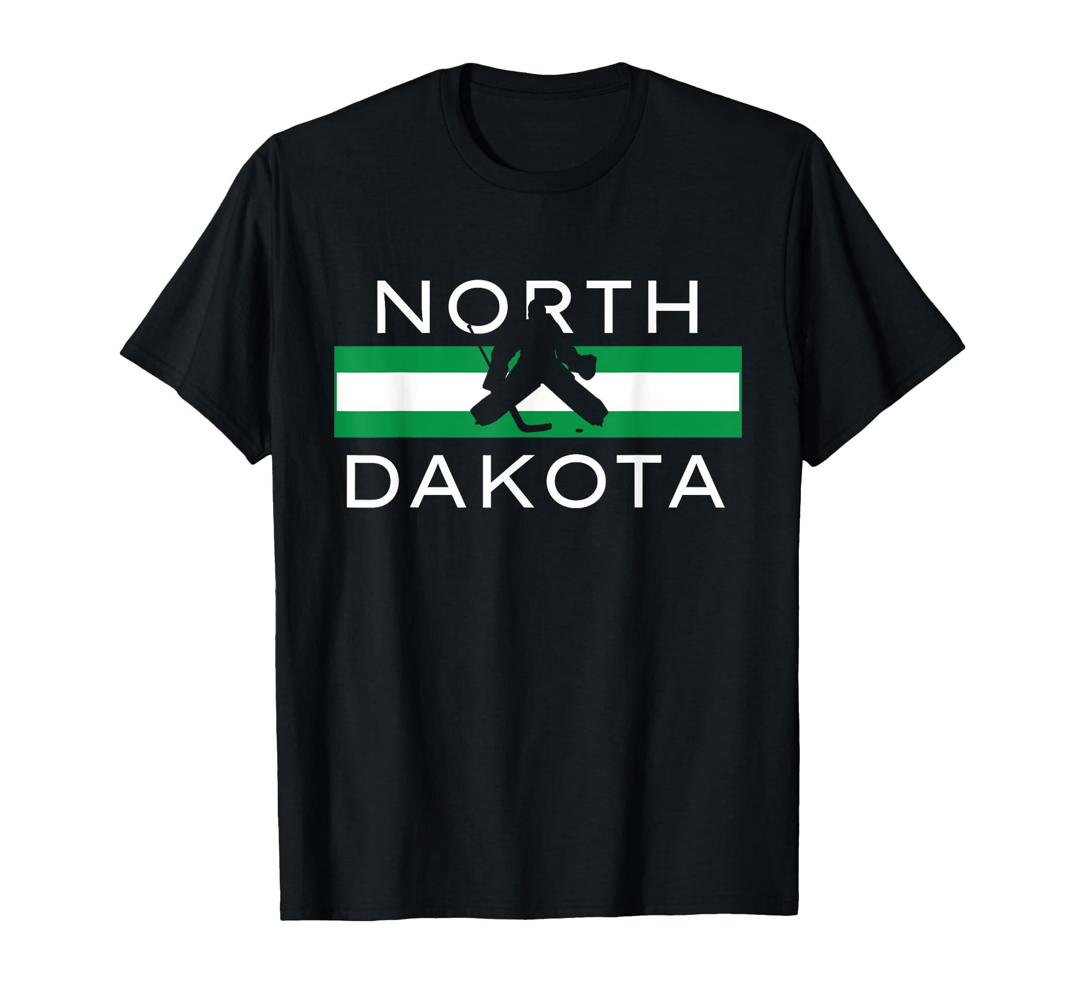 North Dakota Goalie Ice Hockey Player T-Shirt - Custom Art Print Men Women