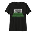Goalkeeper Save Pitch Goal Net Soccer T-Shirt - Novelty Apparel for Adults