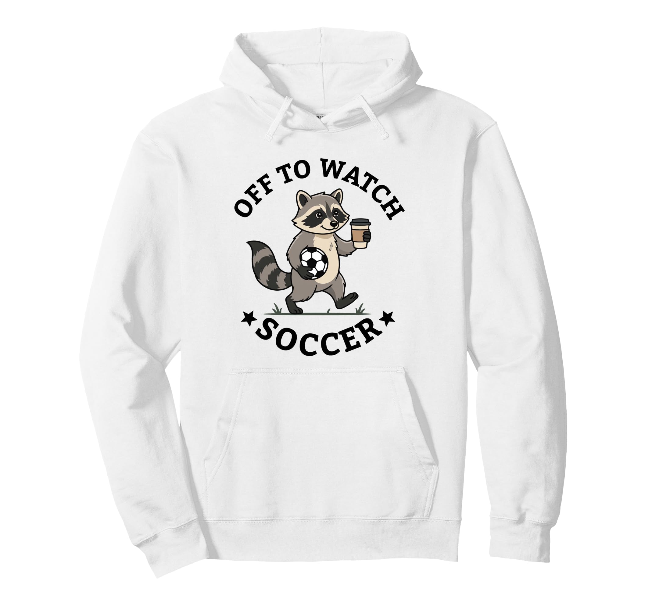 Off To Watch Soccer Mom Funny Hoodie - Casual Everyday Wear Men Women
