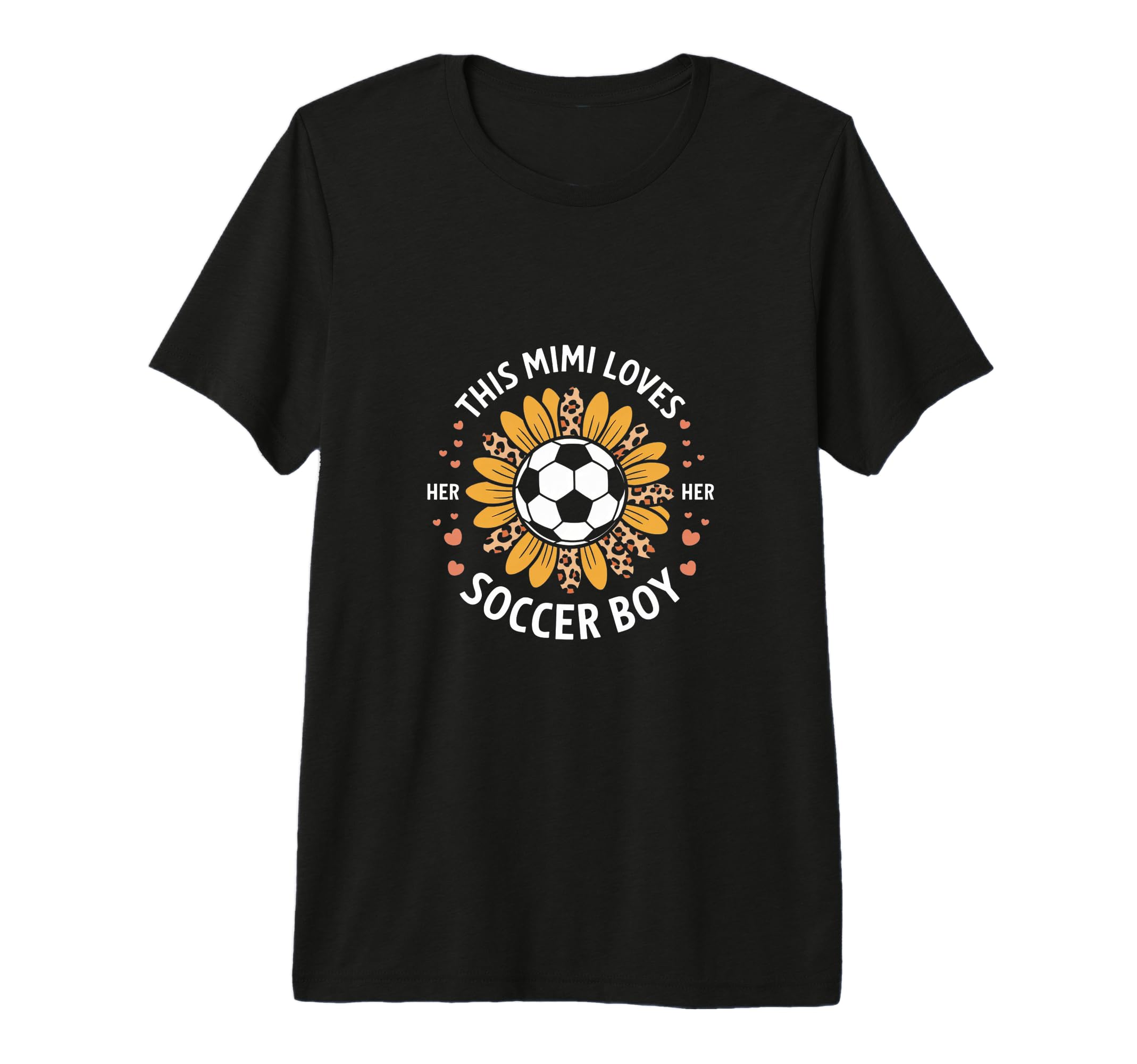 This Mimi Loves Her Soccer Soccer T-Shirt - Trendy Graphic Men Women