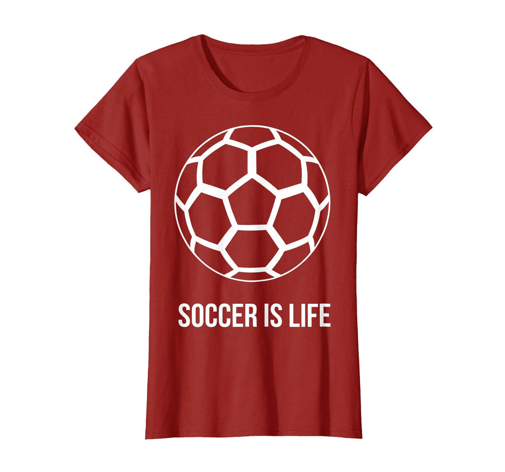 Soccer Is Life T-Shirt - Casual Everyday Wear Men Women