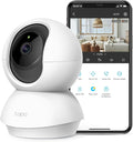 Tapo TP-Link 2K Pan/Tilt Security Camera for Baby Monitor, Dog Camera w/Motion Detection and Tracking, 2-Way Audio, Night Vision, Cloud &SD Card Storage, Works w/Alexa & Google Home C210
