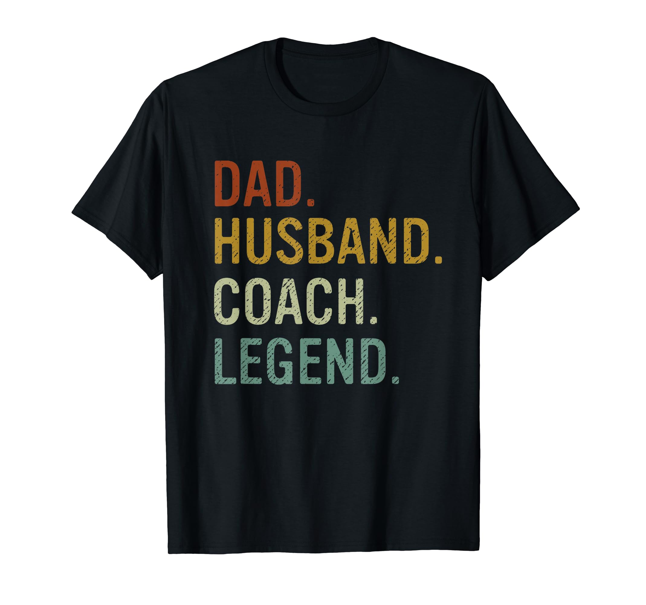 Dad Husband Coach Legend T-Shirt - Minimalist Print Unisex