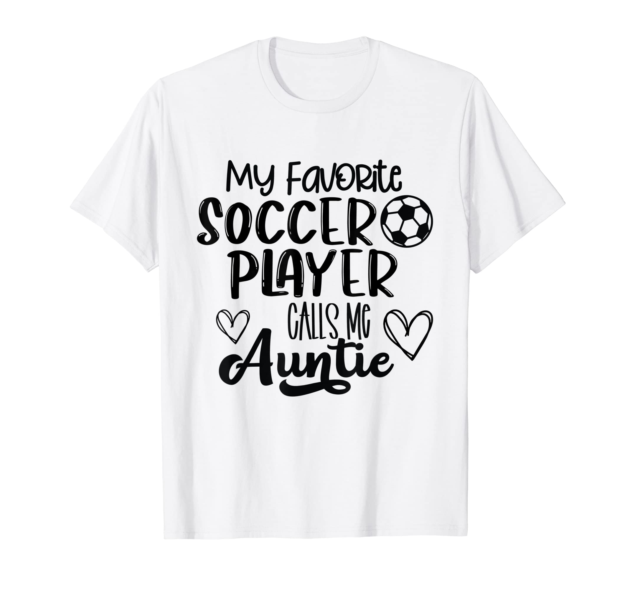 Aunt Shirts Soccer Player Auntie T-Shirt - Custom Art Print Men Women