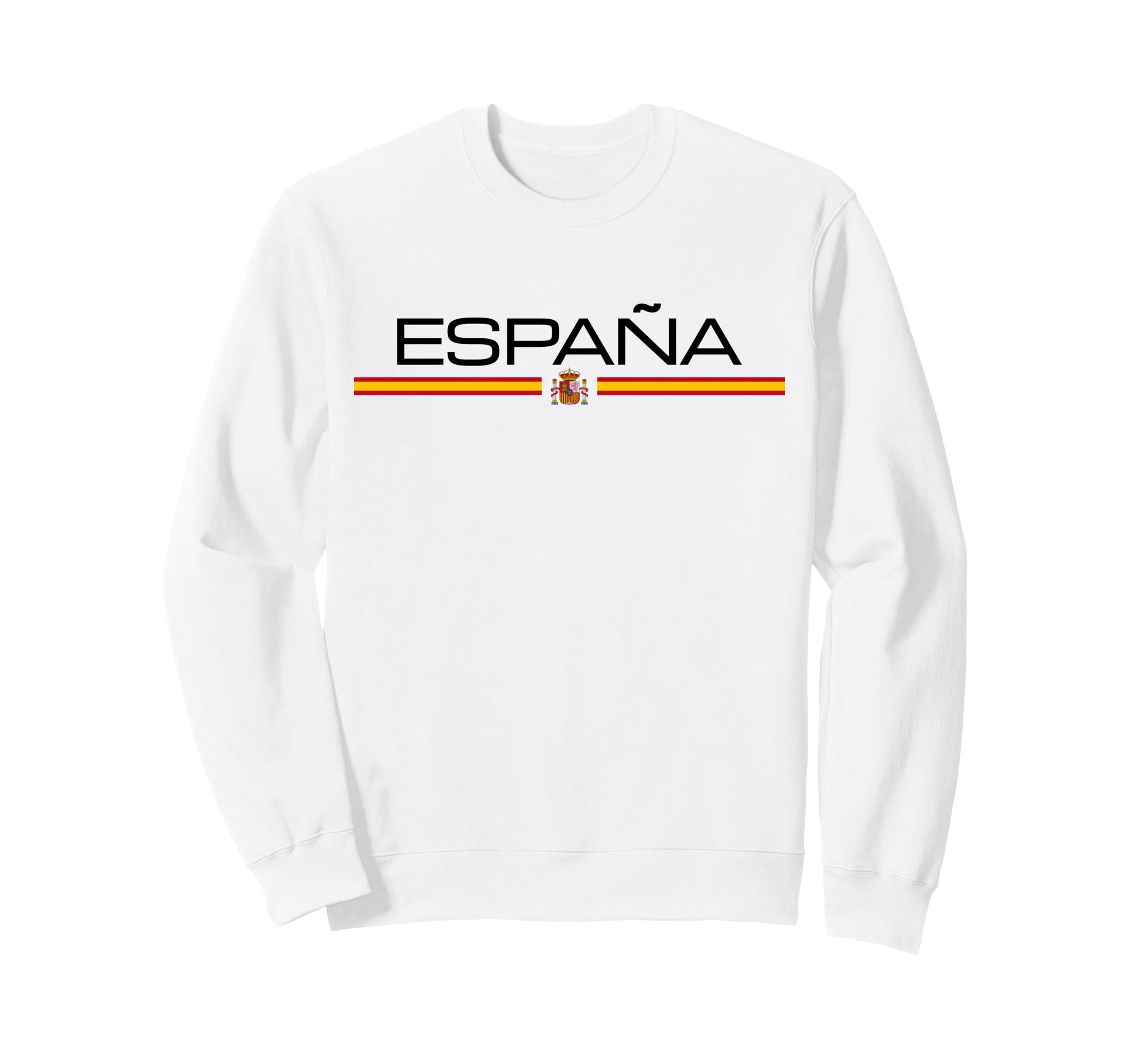 Spain Flag Espa Athletic Games Sports Sweatshirt - Trendy Graphic Unisex