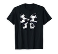 Soccer Coquette Bow Soccer Team Game Day T-Shirt - Novelty Apparel Unisex