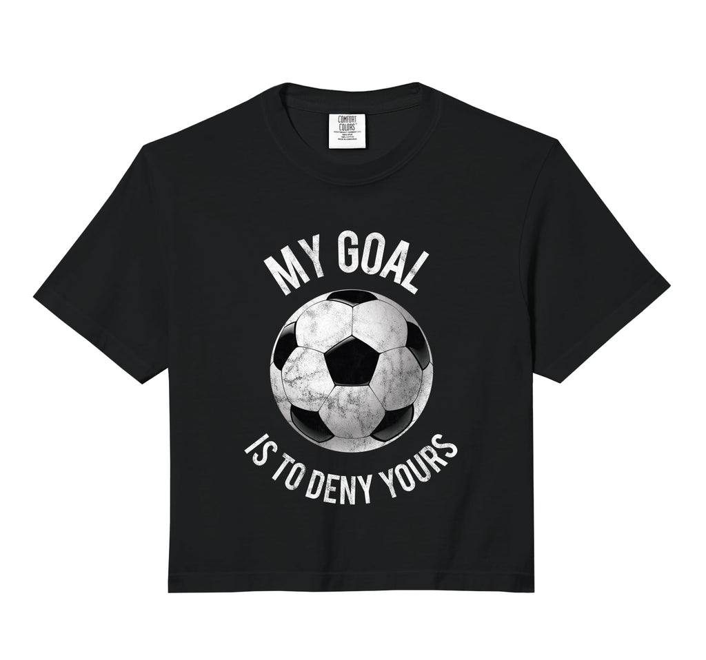 My Goal Is To Deny Yours Goalkeeper Hoodie - Aesthetic Graphic Unisex