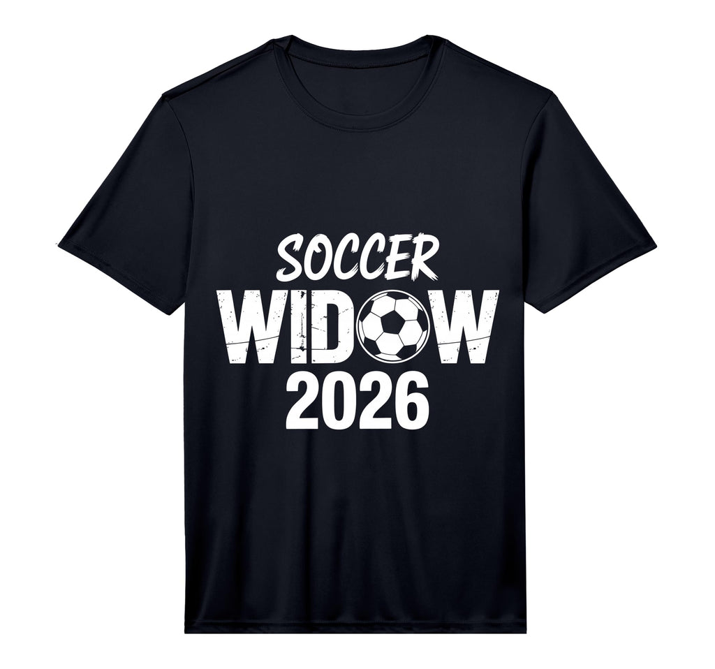 Mens Soccer Widow 2026 Soccer Football T-Shirt - Graphic Print for Adults