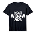 Mens Soccer Widow 2026 Soccer Football T-Shirt - Graphic Print for Adults