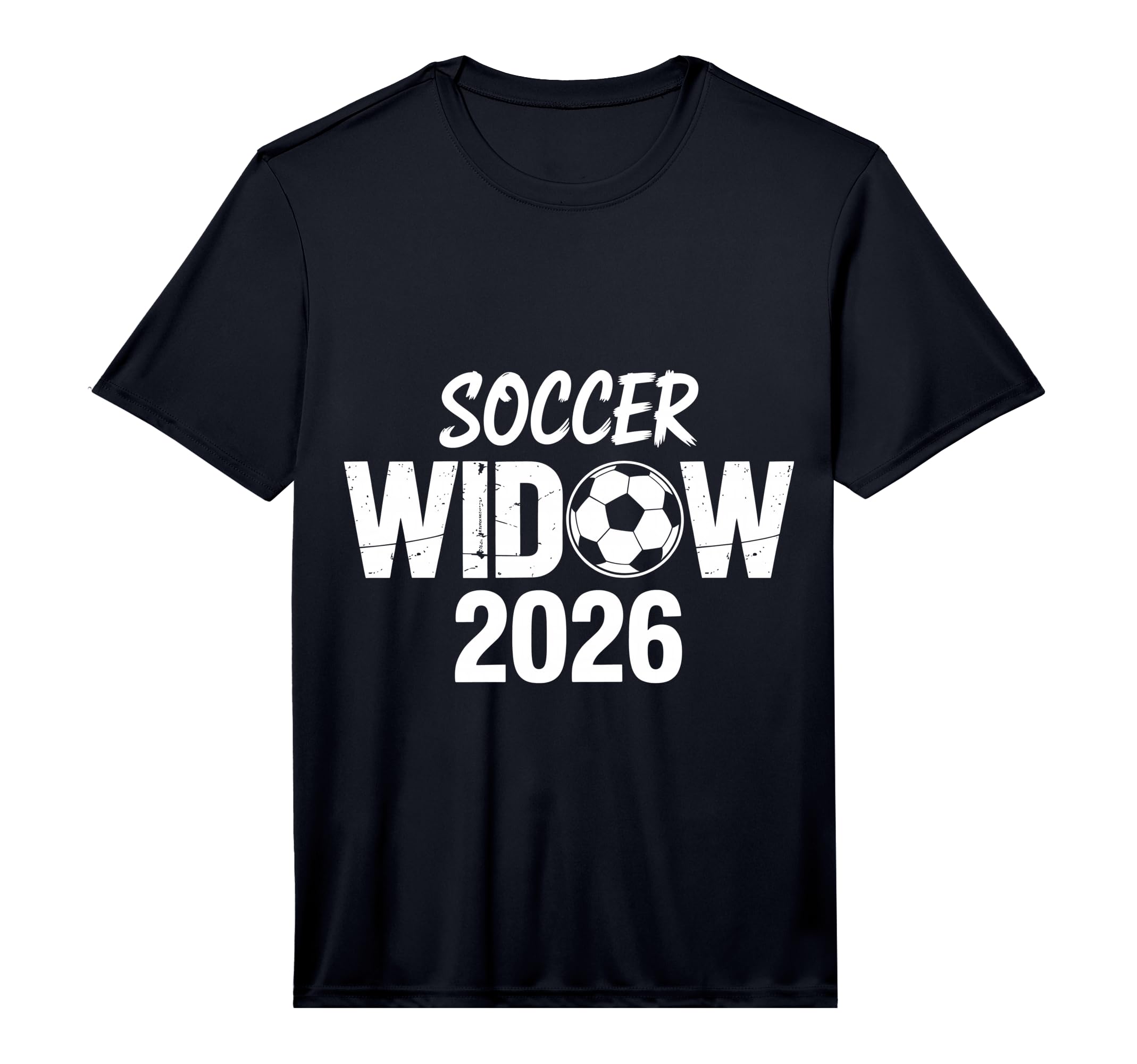 Mens Soccer Widow 2026 Soccer Football T-Shirt - Graphic Print for Adults
