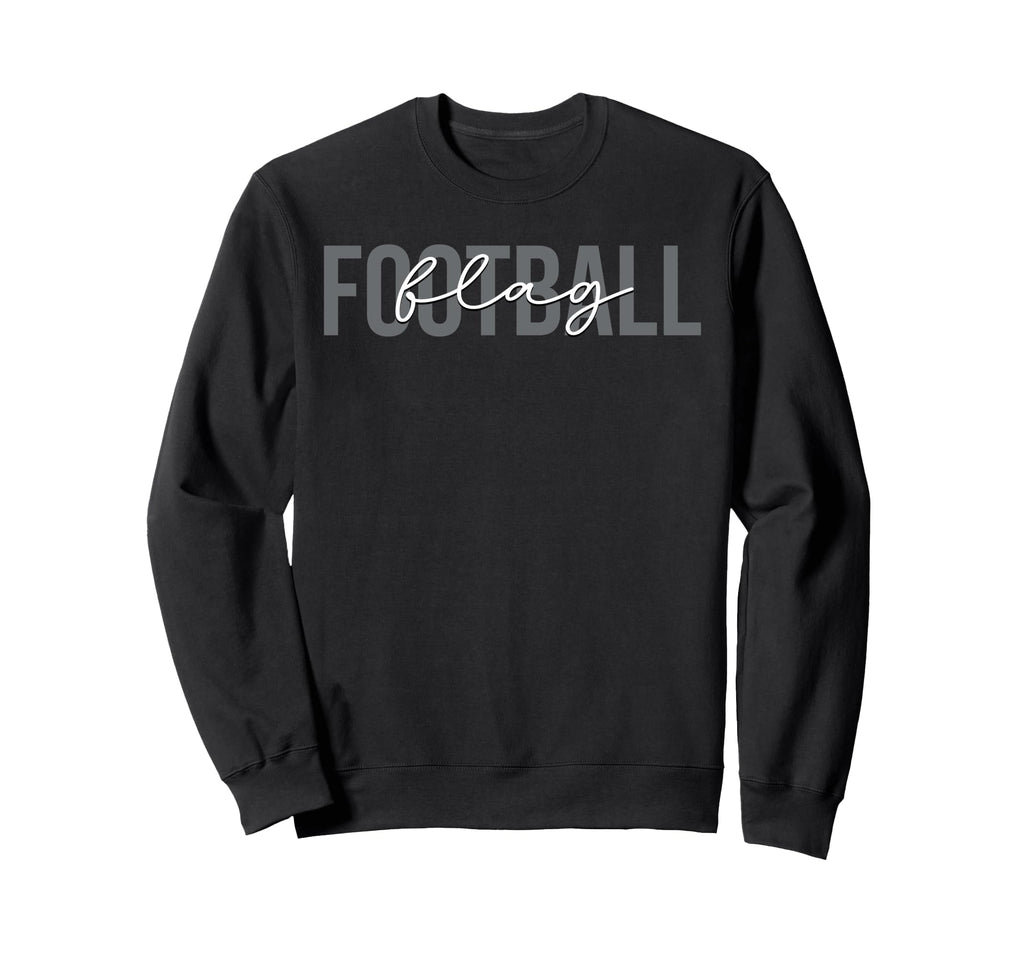 Flag Football Coach Team Trainer Sweatshirt - Minimalist Print Unisex