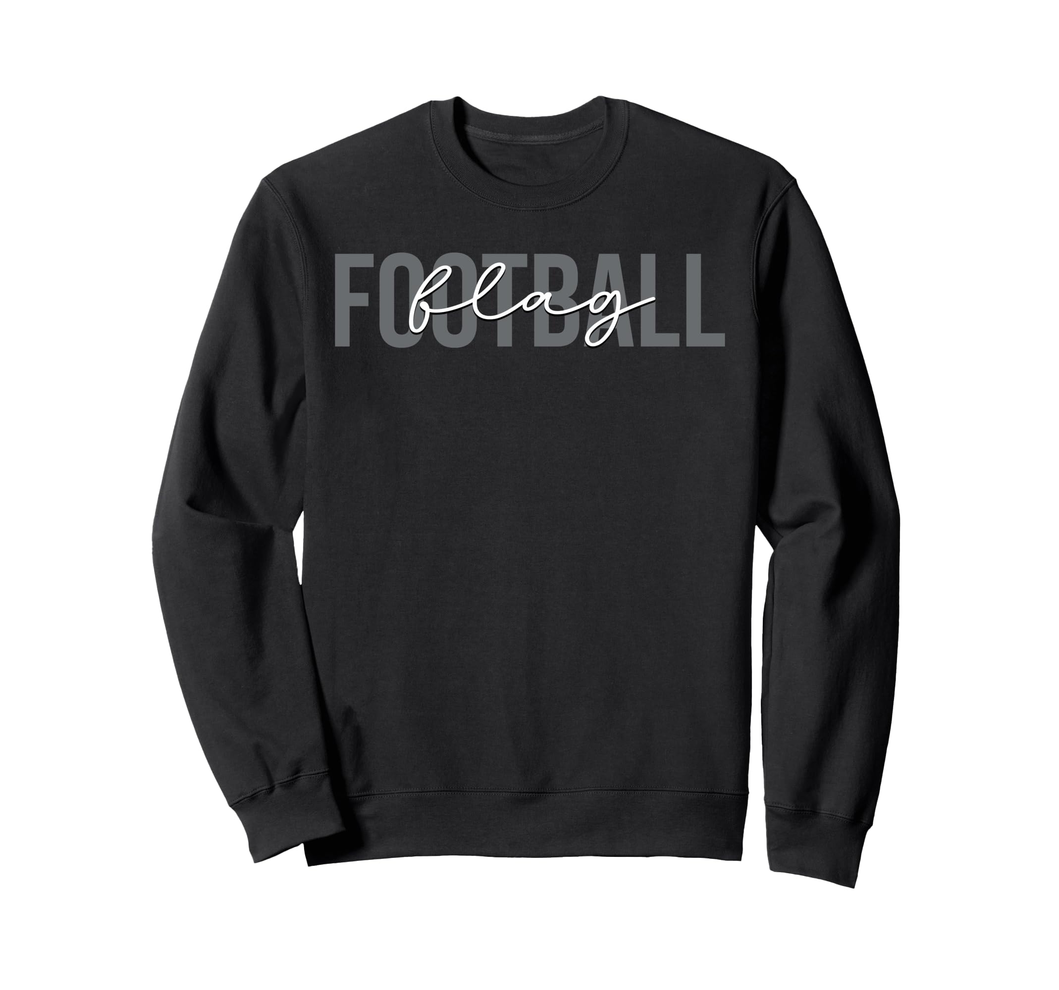 Flag Football Coach Team Trainer Sweatshirt - Minimalist Print Unisex