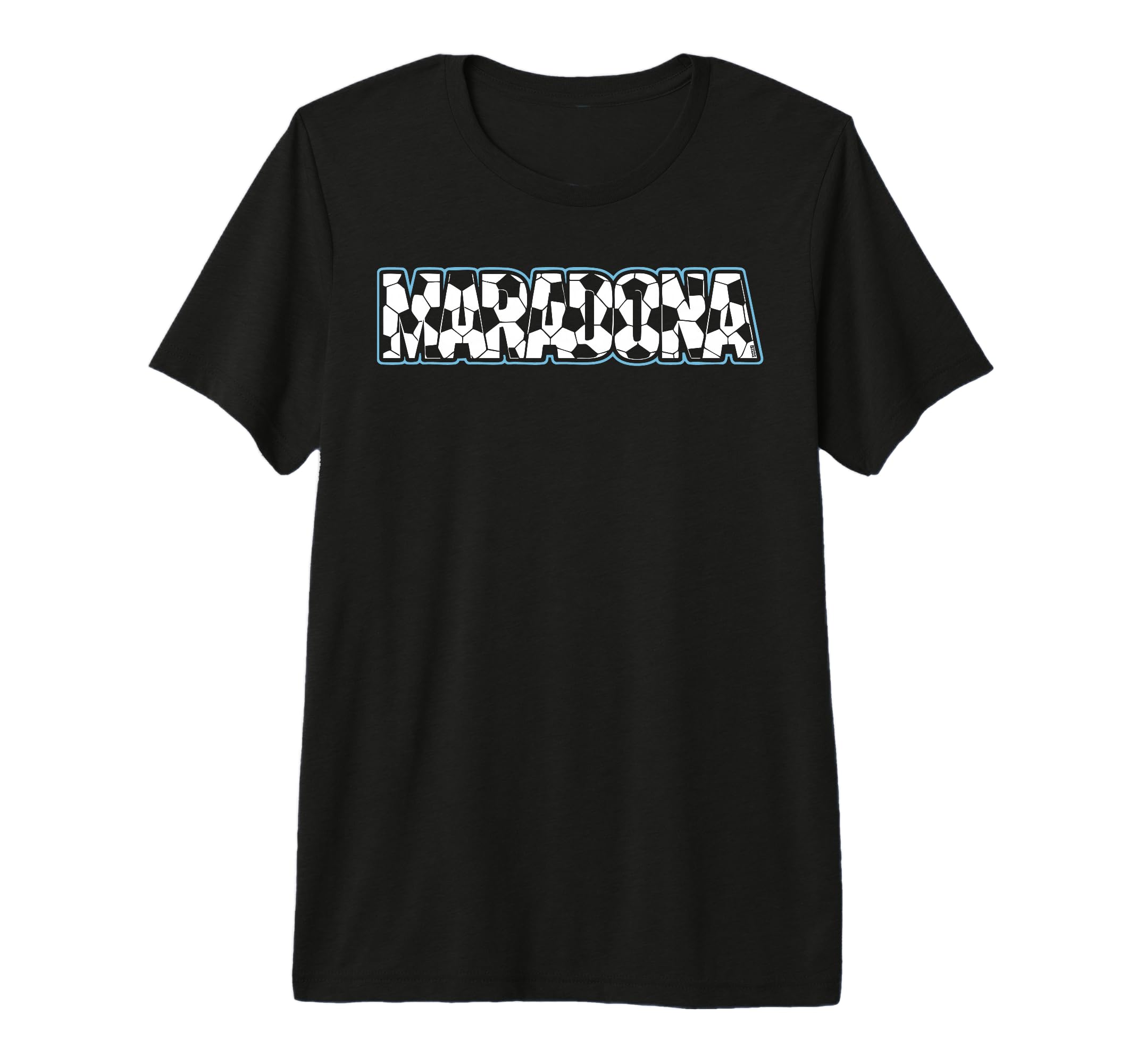 Diego Maradona Football Pattern Soccer T-Shirt - Minimalist Print Unisex