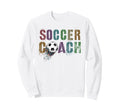 Soccer Coach Scoring Club Coach Sweatshirt - Minimalist Print for Adults