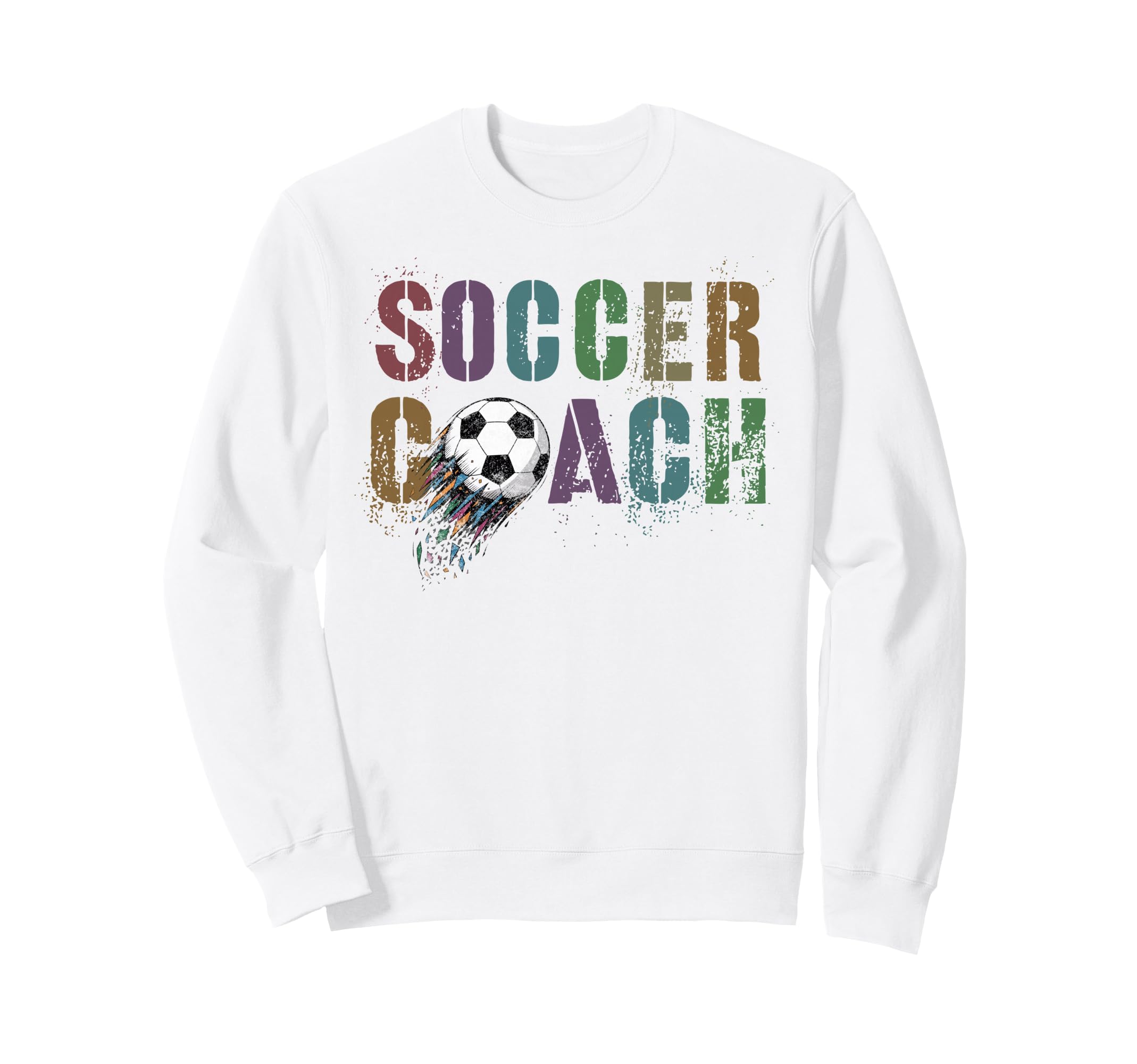 Soccer Coach Scoring Club Coach Sweatshirt - Minimalist Print for Adults