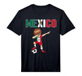 Dabbing Soccer Mexico Soccer Fans Jersey T-Shirt - Minimalist Print Unisex