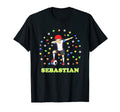 Sebastian Personalised Soccer T-Shirt - Custom Art Print for Adults