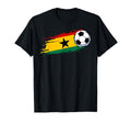 Ghana Ball Flag Patriotic Football T-Shirt - Custom Art Print for Adults