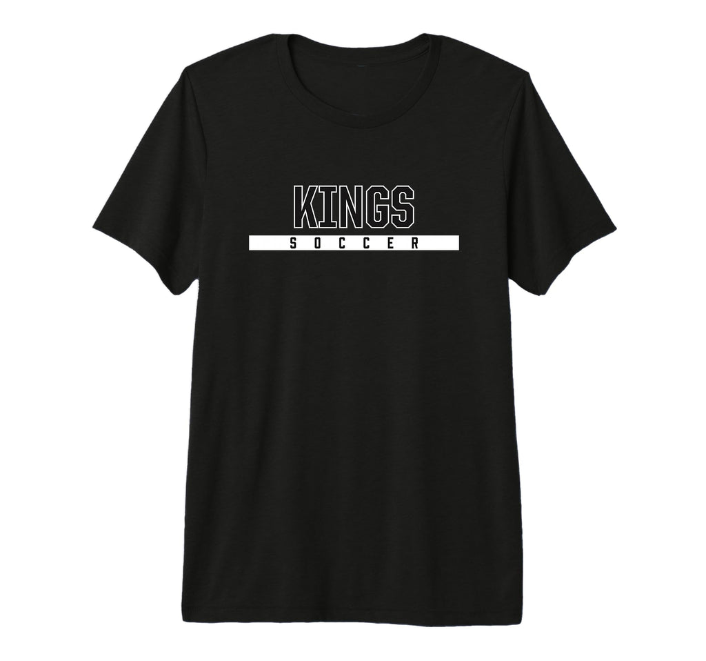 Kings Kofa High School Soccer Tri Blend T-Shirt - Custom Art Print Unisex