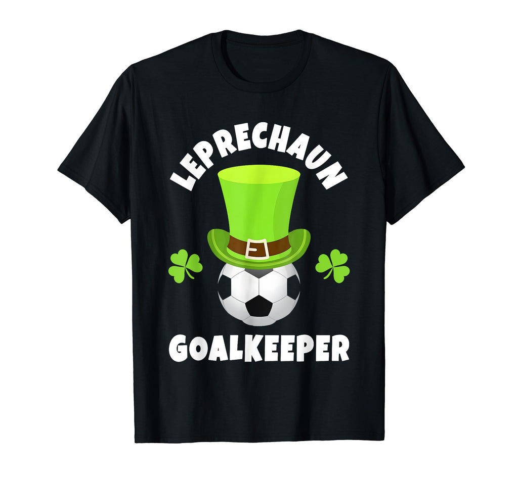 Soccer Goalkeepers Leprechaun T-Shirt - Novelty Apparel Men Women