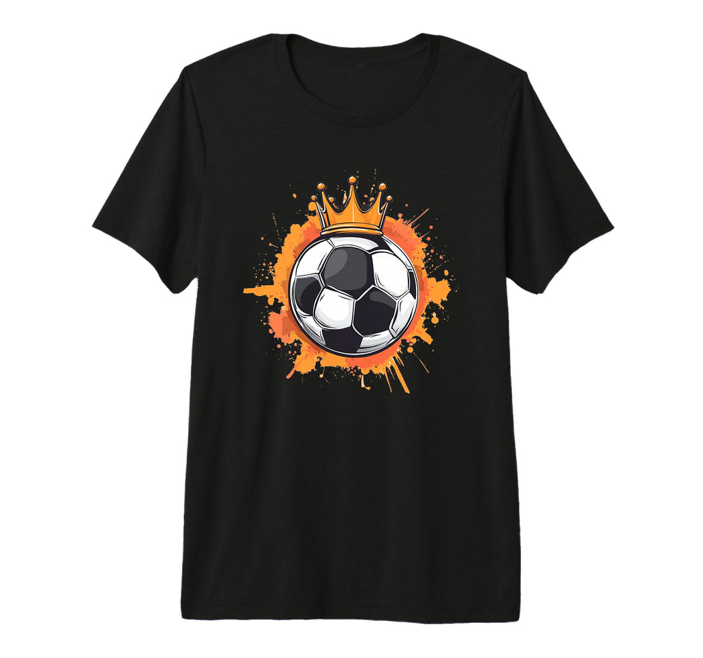 Soccer Ball Regal Touch Costume Tri Blend T-Shirt - Streetwear Style Unisex