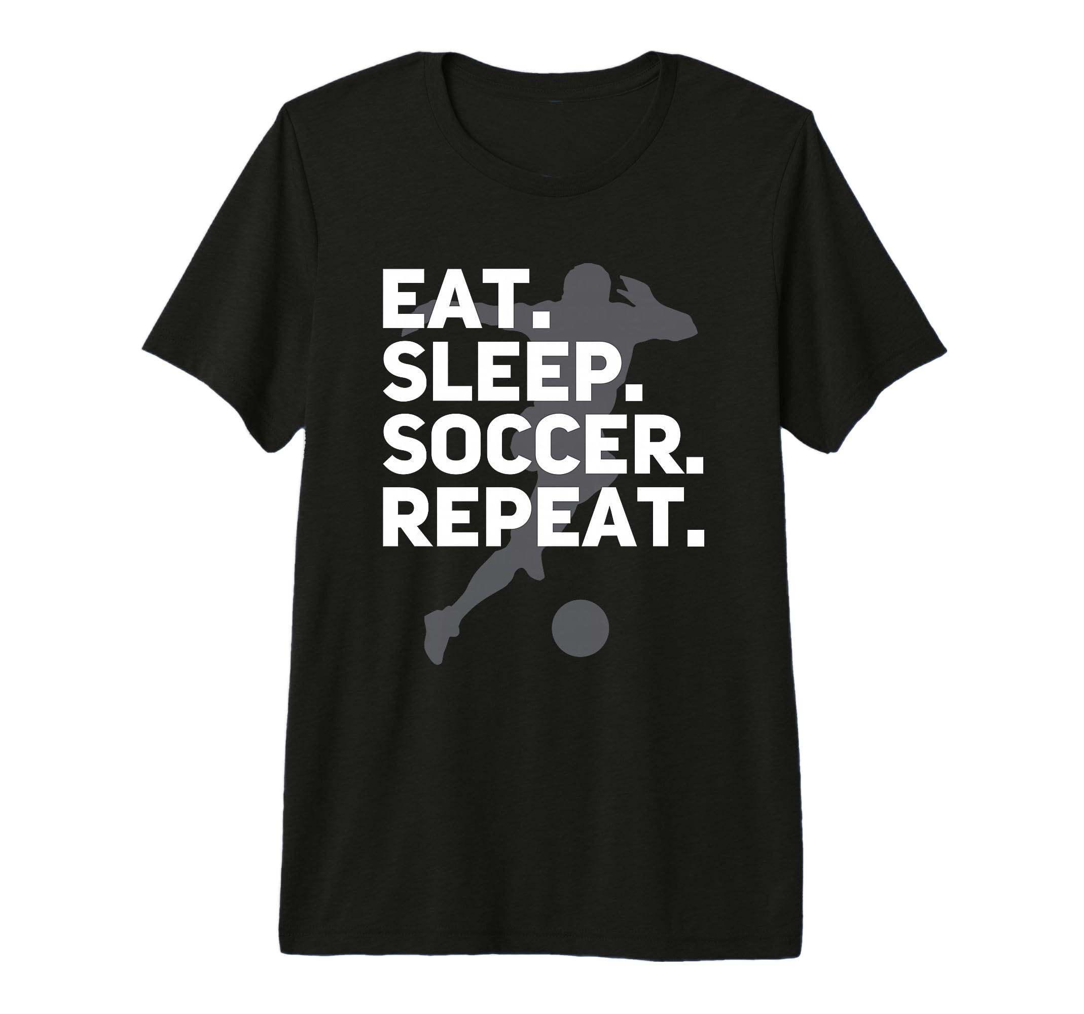Eat Sleep Soccer Repeat Usa T-Shirt - Casual Everyday Wear for Adults
