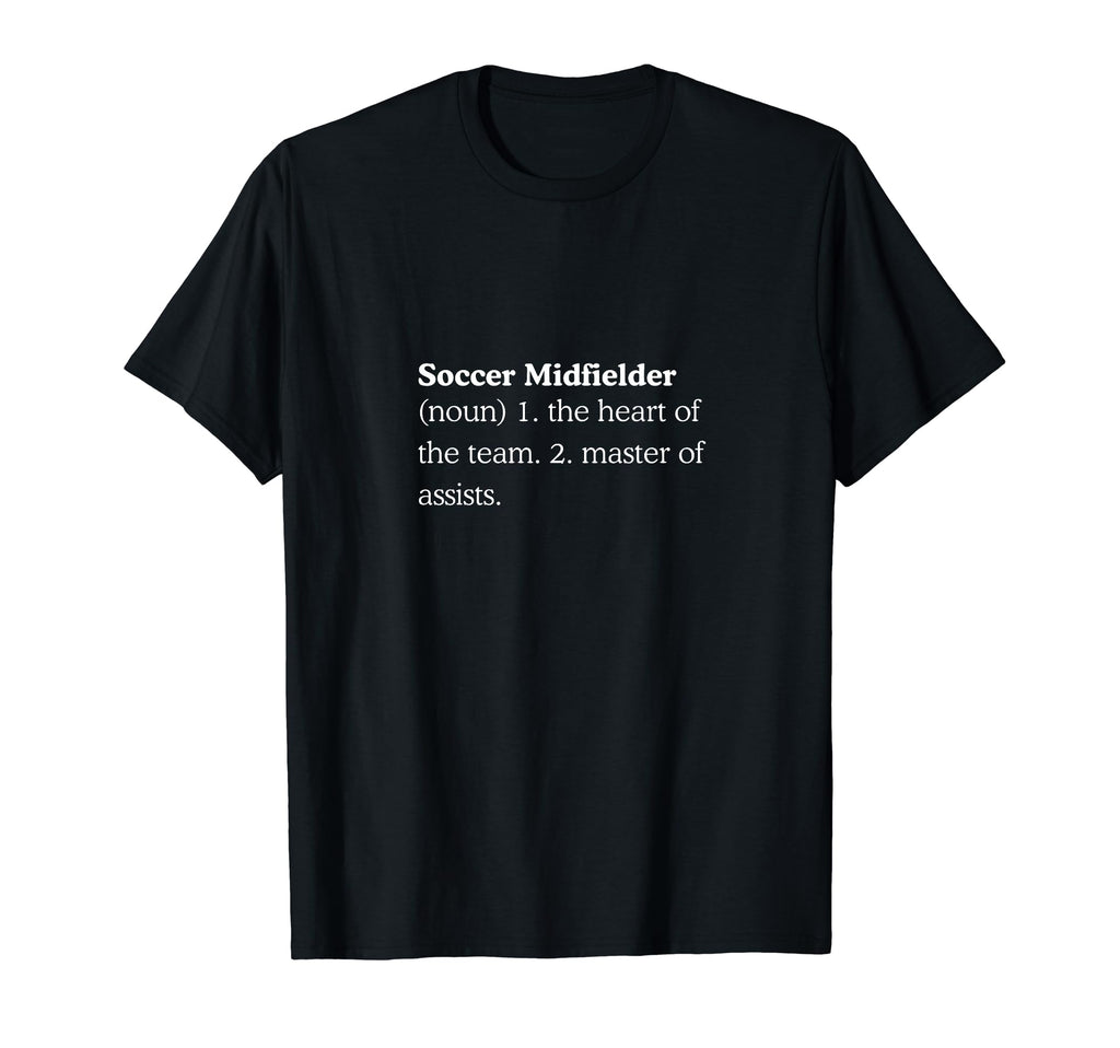 Funny Soccer Midfielder Vocabulary Word T-Shirt - Graphic Print Unisex